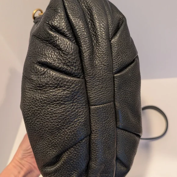 Marc Jacobs Black Crossbody Natasha Bag with Gold Accents - Picture 5 of 10